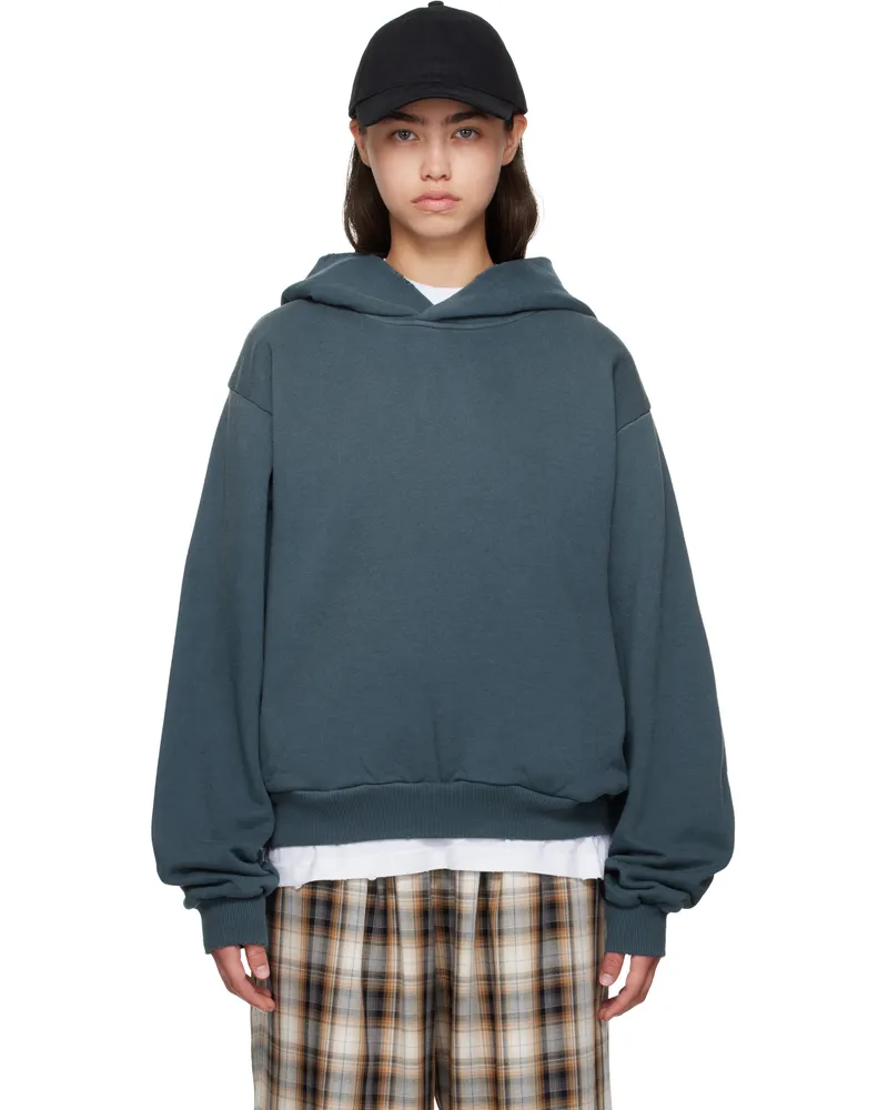 Acne Studios Blue Logo Hoodie Bpa