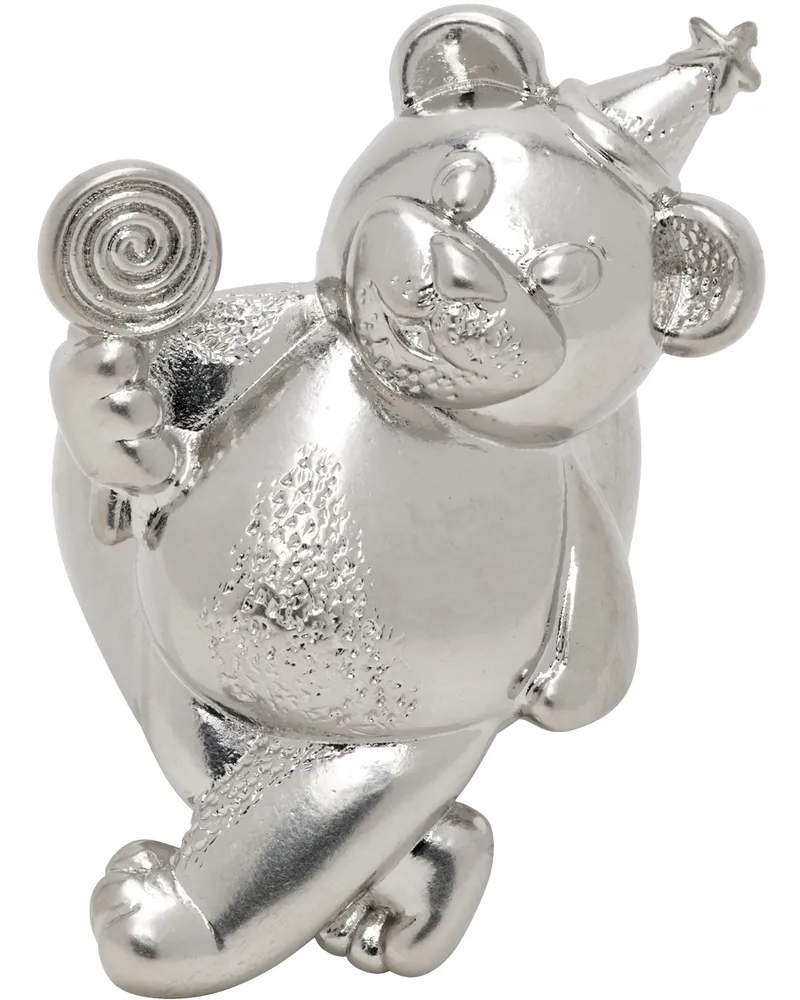 Maison Margiela Silver Party Bear Ring 952