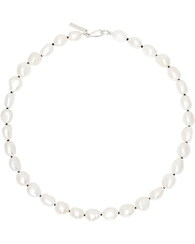 Sophie Buhai Simple Baroque Pearl Collar Necklace Sterling