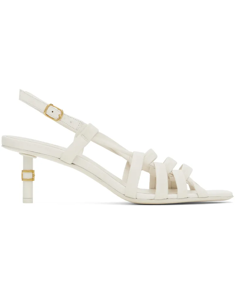 Chloé Off-White Marcie Heeled Sandals 122