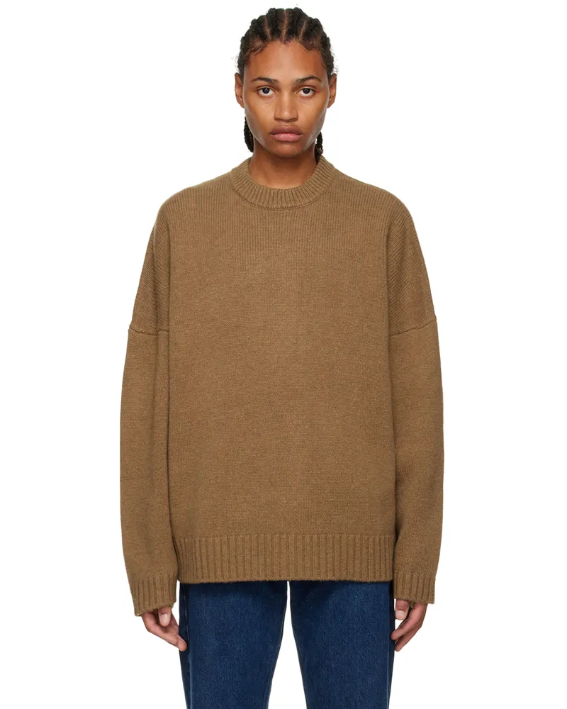 Hope Brown Mint Sweater Beige