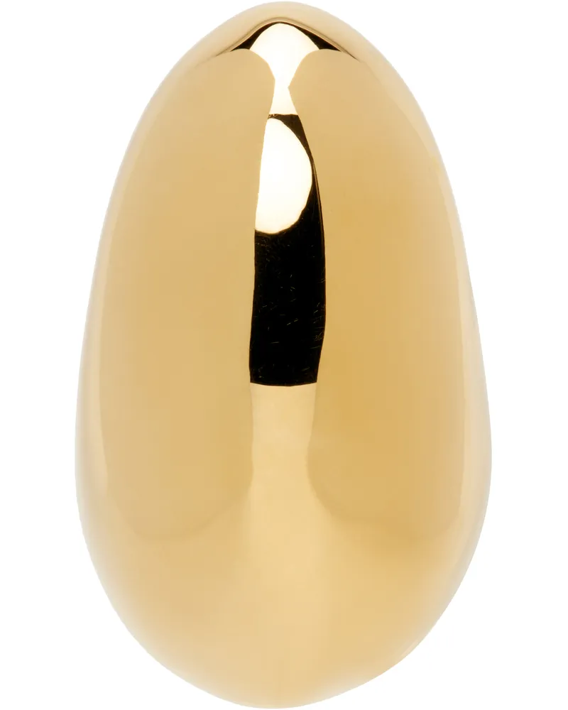 Maria Black Gold Tryvann Dome Single Earring Goldplated