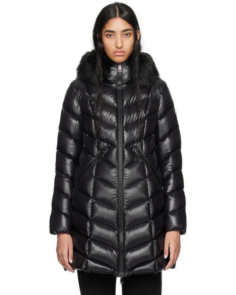 Moncler Black Fulmarus Down Coat 999