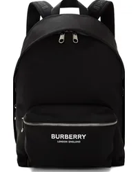 Burberry Black Nylon Backpack Black