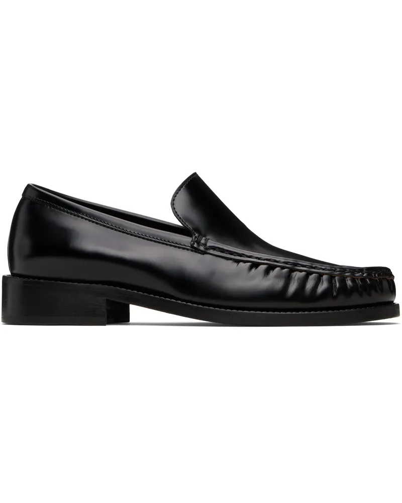 Acne Studios Black Leather Loafers 900