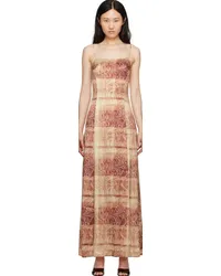 Kim Shui SSENSE Exclusive Brown Maxi Dress Brown