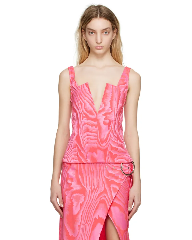 Marques ' Almeida Pink Corset Camisole Pink