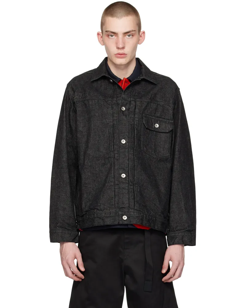 Sacai Black Beyondexx Denim Jacket 001