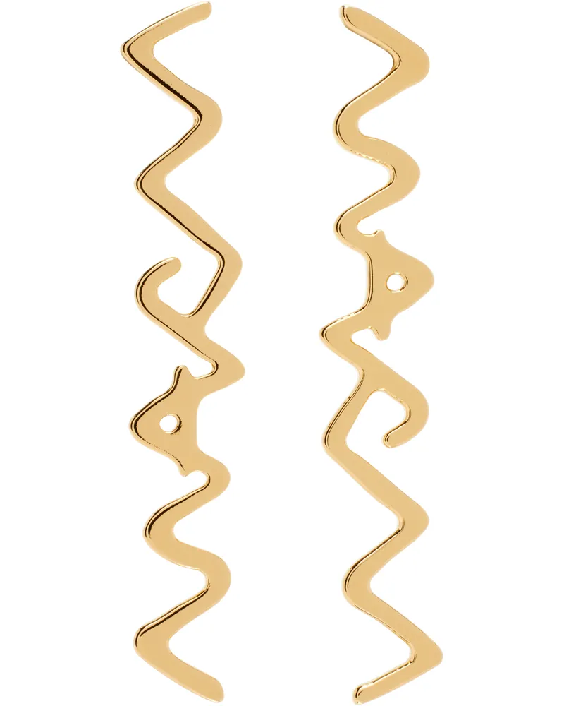 Marni Gold Marni Symbol Earrings 00y65