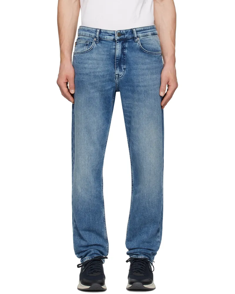 HUGO BOSS Blue Faded Jeans 428-medium
