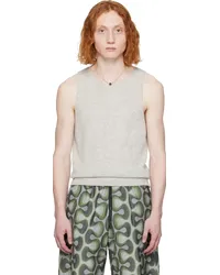 Dries van Noten Gray Malio Tank Top Light