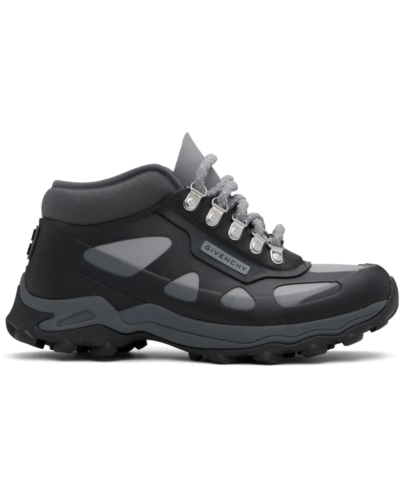 Givenchy Black & Gray Bogs Edition Hiking Boots 002-black