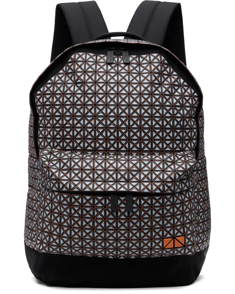 Issey Miyake Gray & Orange Rough Backpack 07-gray