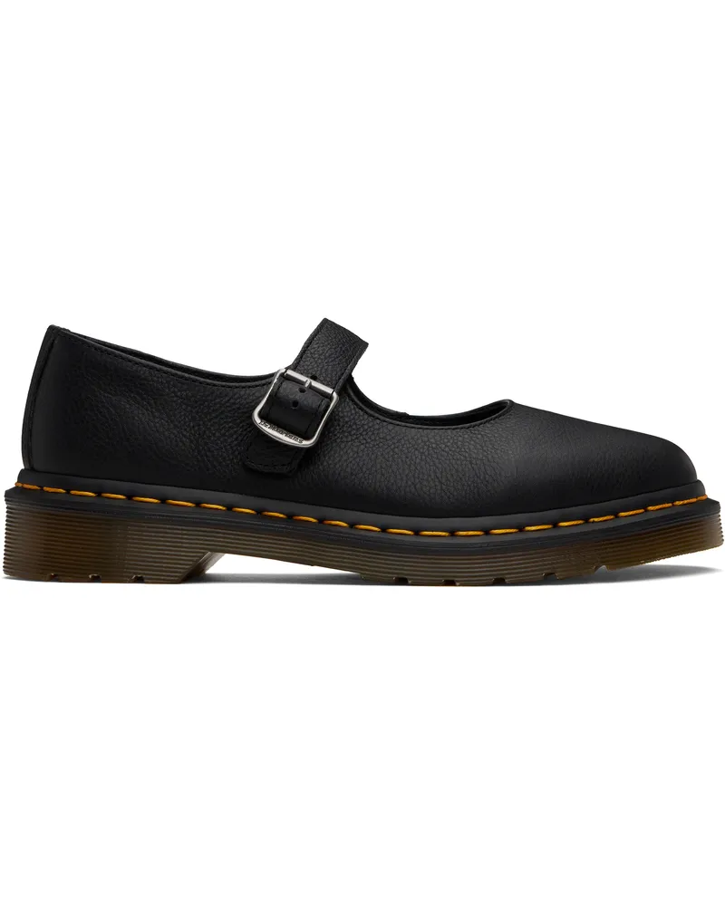 Dr.Martens Black Elphie Virginia Mary Jane Loafers Black