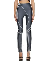 OTTOLINGER Blue Strap Leggings Steel