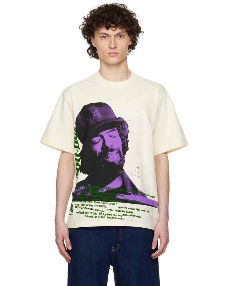 AWAKE NY Off-White Gil Scott-Heron Icon T-shirt Cream