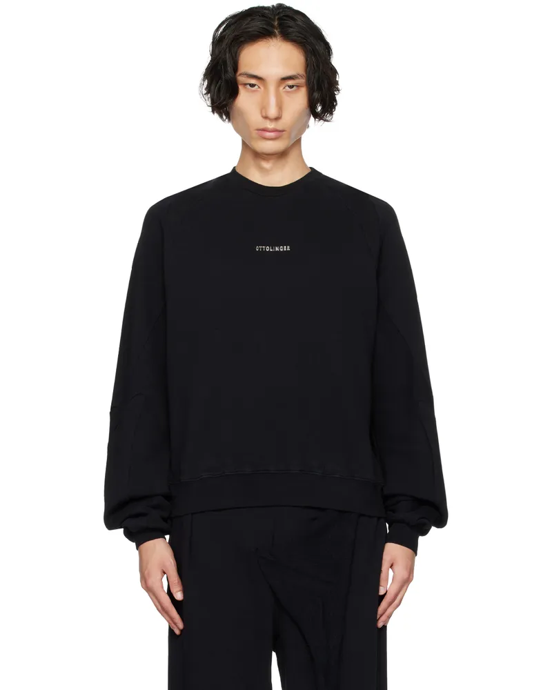 OTTOLINGER Black Multiline Sweatshirt Black