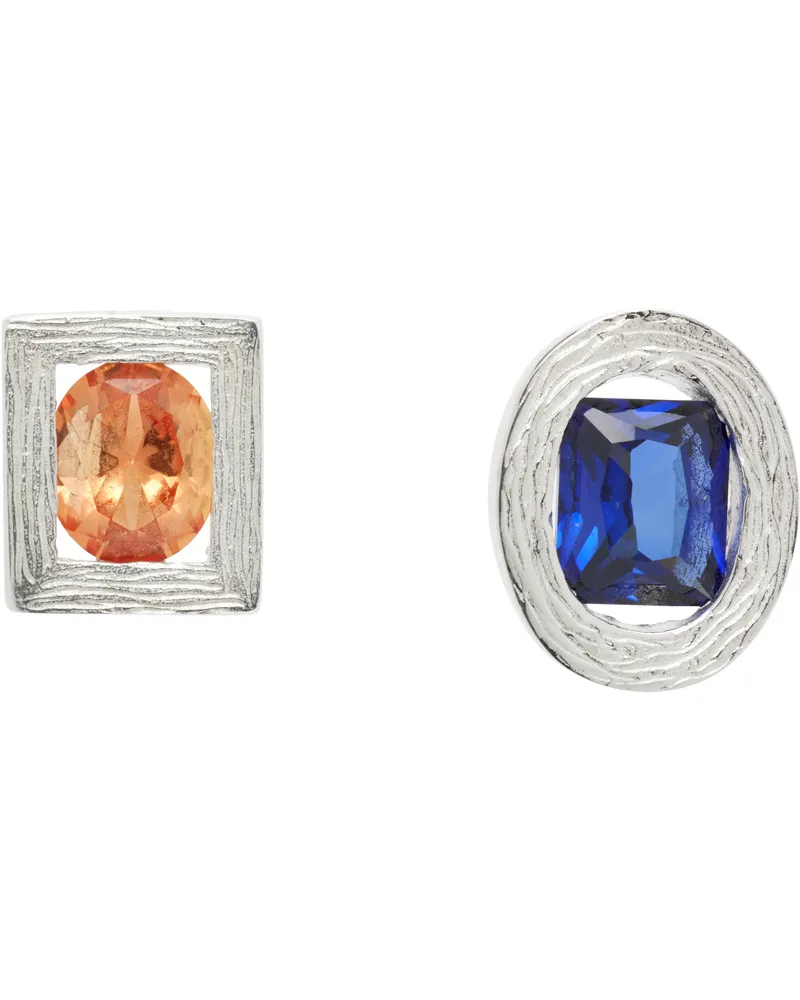 BLEUE BURNHAM Opposite Earrings Silver