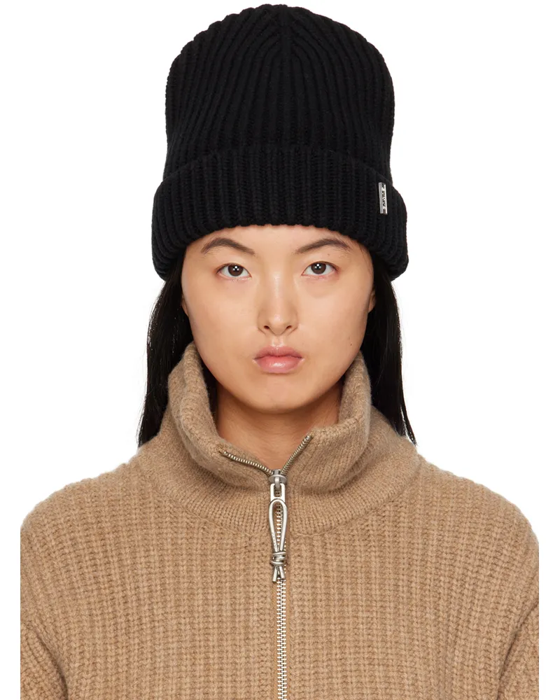 Eytys Black Ace Beanie Black