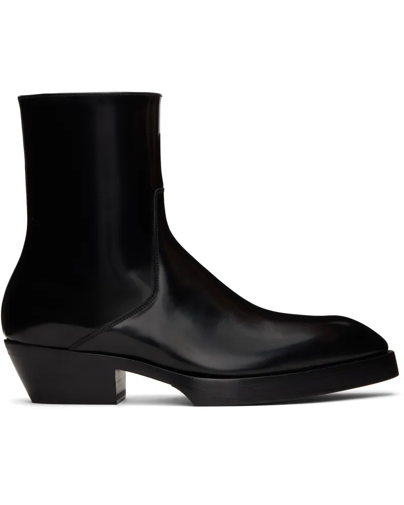 Bottega Veneta Black Dalton Boots Black