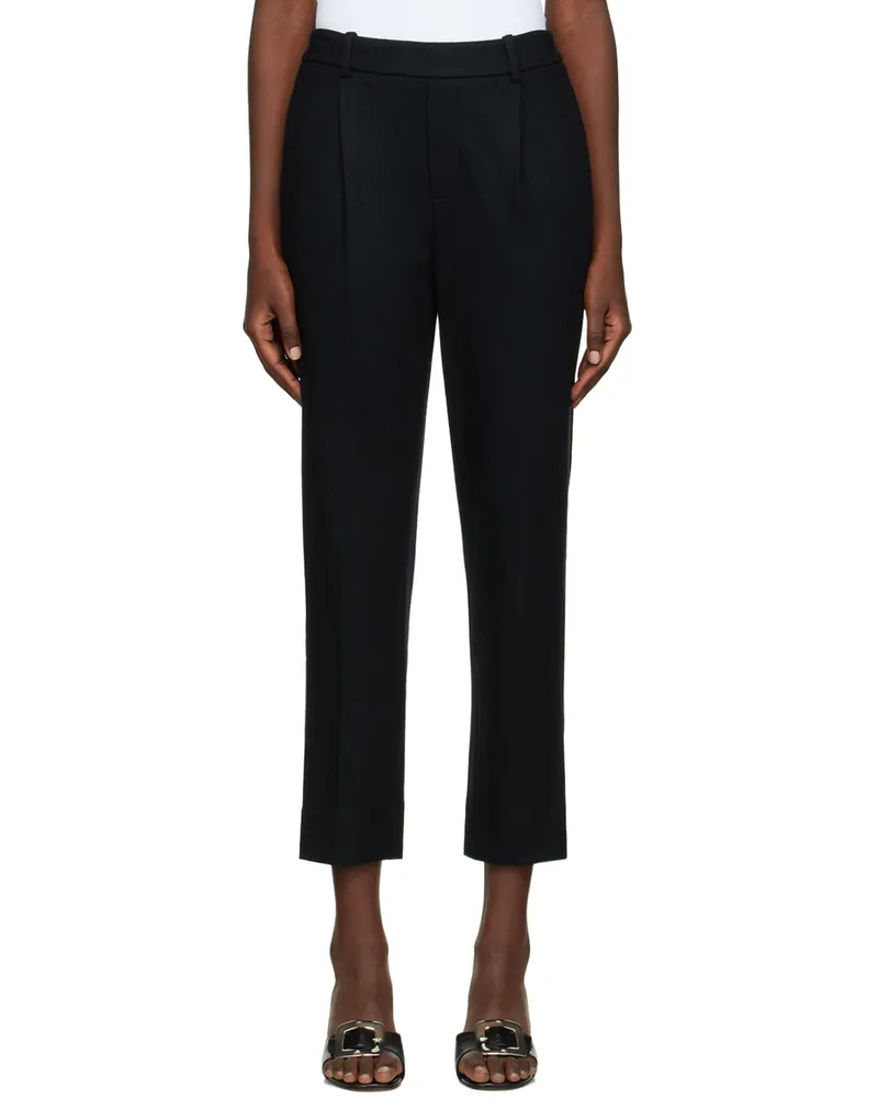 Vince Black Cozy Trousers Black-001blk