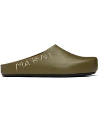 Marni Green Fussbett Sabot Loafers 00volive