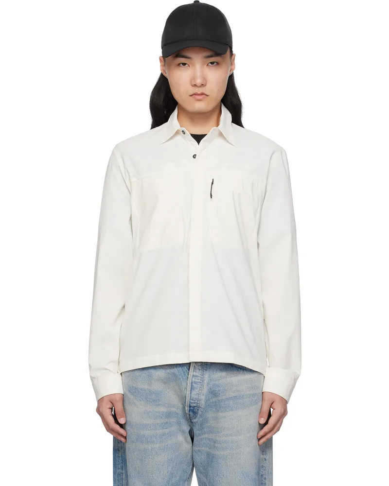The North Face White Long-Sleeve LIGHTRANGE Shirt White