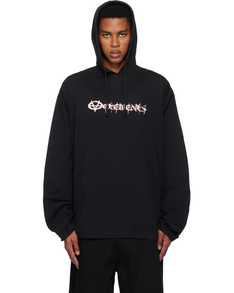 VETEMENTS Black Reaper Hoodie Black