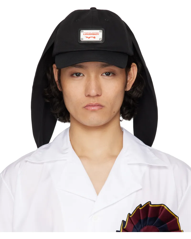 Charles Jeffrey Loverboy Black Rabbit Ears Cap Black