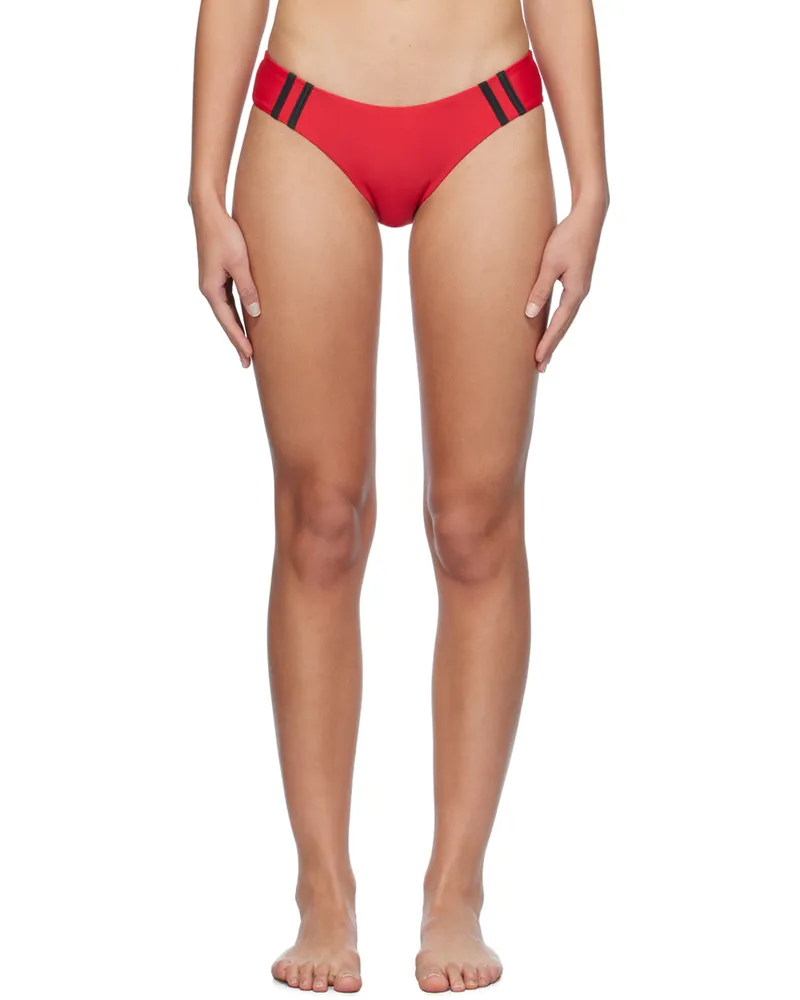 Miaou Red Gina Bikini Bottoms Cerise