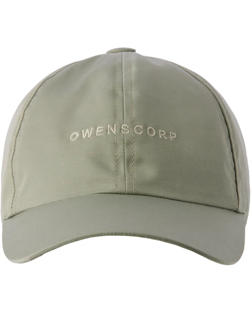 Rick Owens Kids Green Hollywood Babygeo Baseball Cap 1508