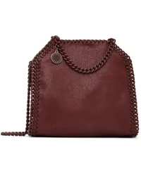 Stella McCartney Burgundy Falabella Tiny Enamel Bag Ruby