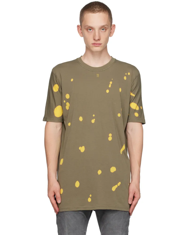 Boris Bidjan Saberi Green TS5 T-Shirt Dark