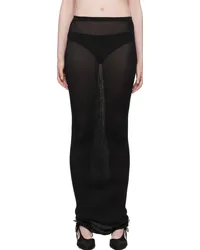 Nensi Dojaka Black Tube Maxi Skirt Black