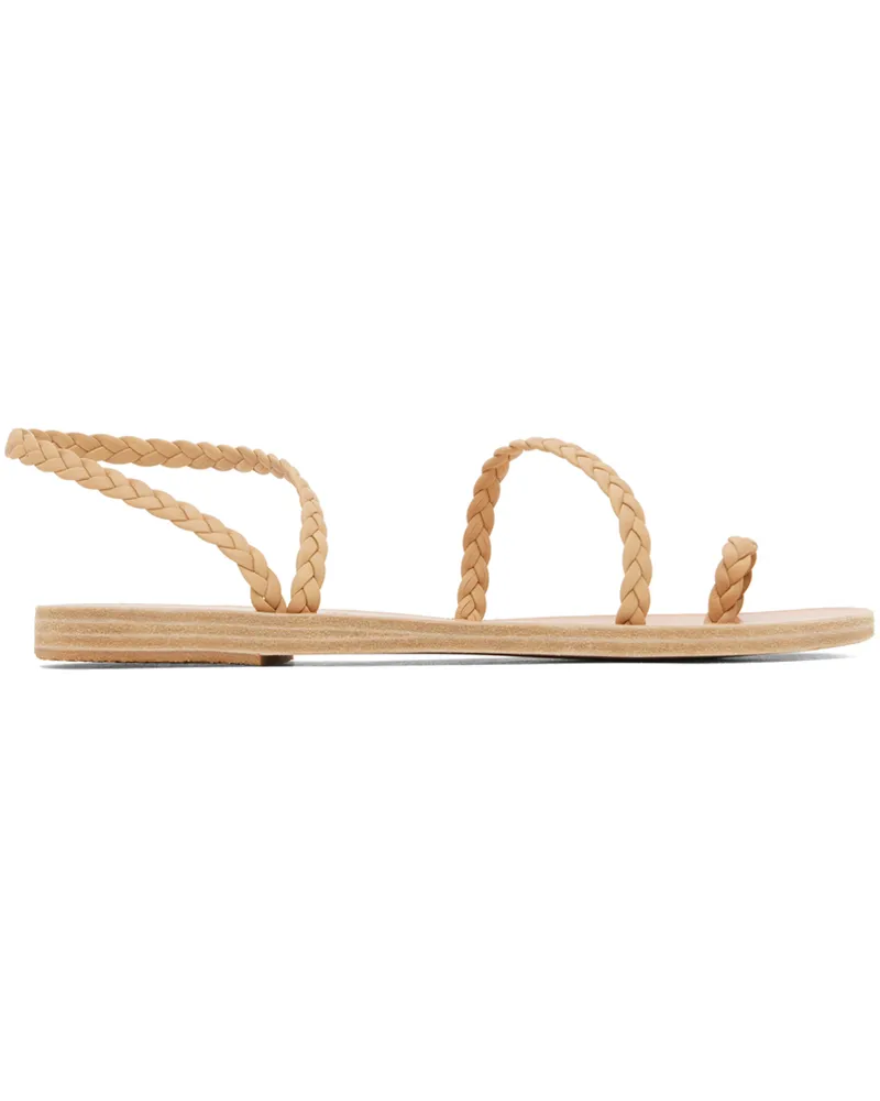 Ancient Greek Sandals Tan Eleftheria Sandals Natural