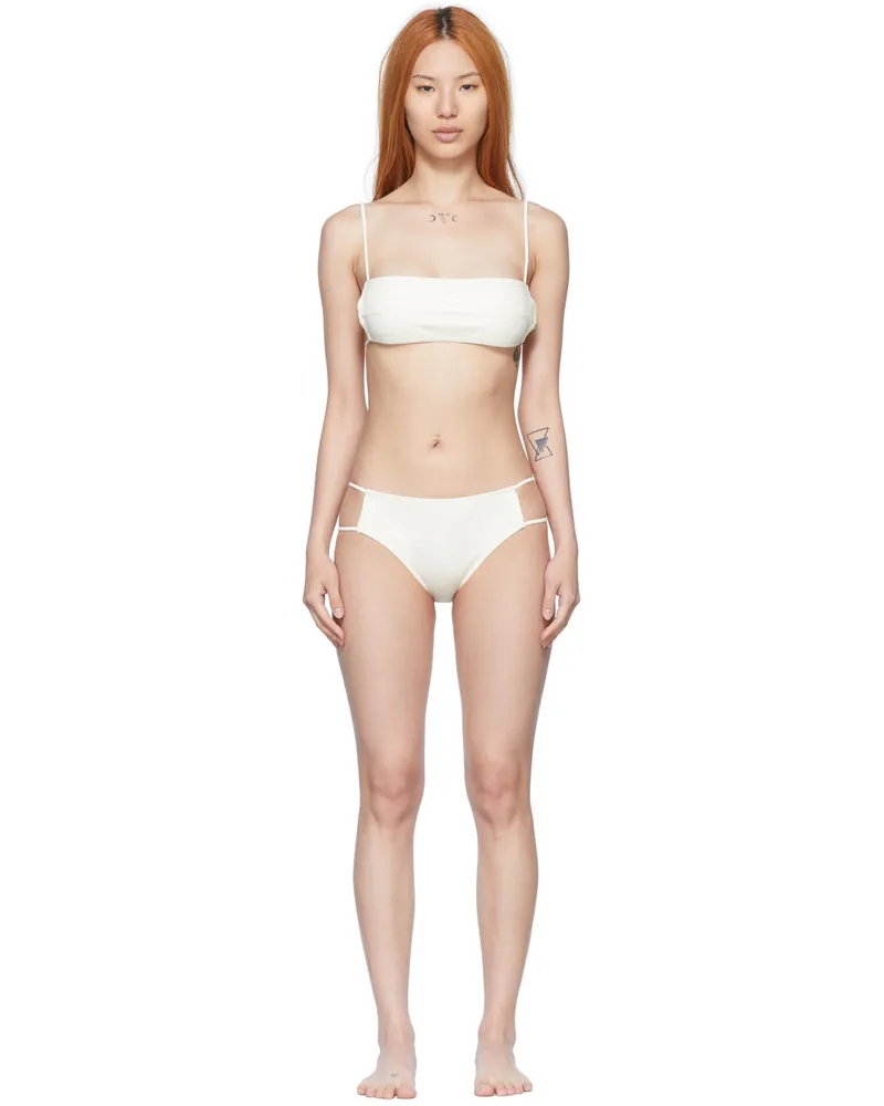 Courrèges SSENSE Exclusive Off-White Nylon Bikini 2010