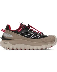 Moncler Black & Beige Trailgrip GTX Low Sneakers Pblack