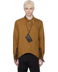 KIKO KOSTADINOV Brown Rino Shirt Ochre