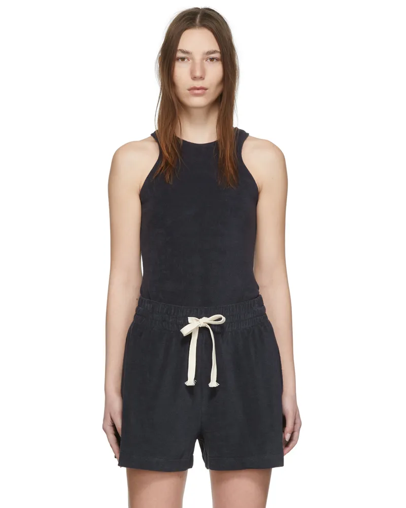 HALFBOY Navy Terry Bodysuit 02