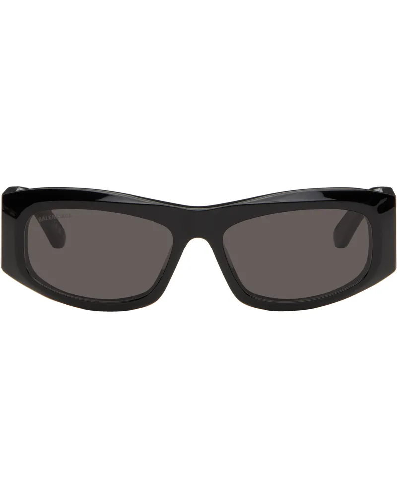 Balenciaga Black Signature Square AF Sunglasses 001