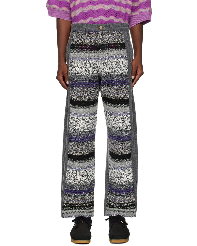 VITELLI Gray Paneled Jeans W1d4
