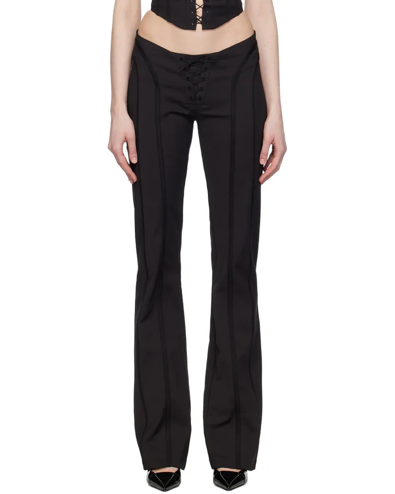 MISBHV Black Lara Trousers Black