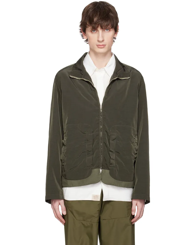 RANRA Khaki Wanderer Canvas Nylon Jacket C922