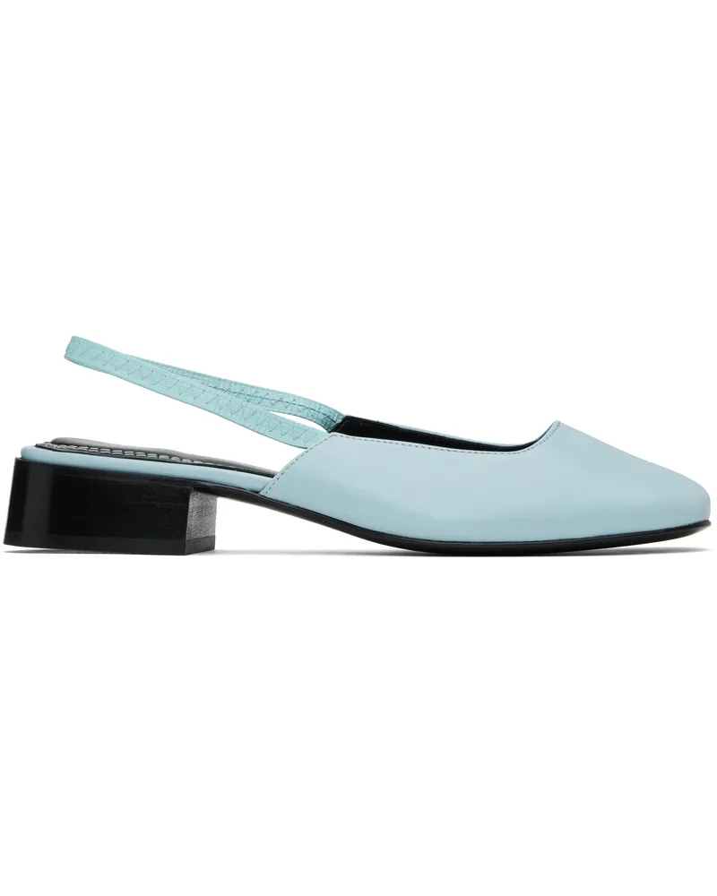 NICOLE SALDAÑA Blue Paz Heels Blue