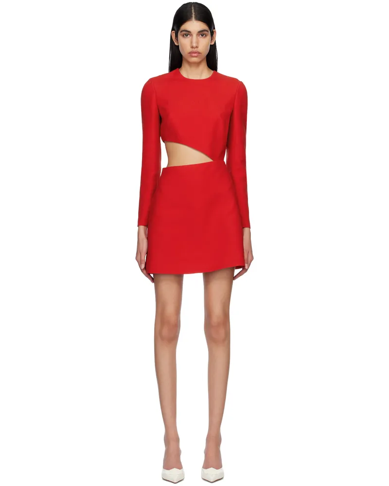 Valentino Garavani Red Cutout Minidress 157