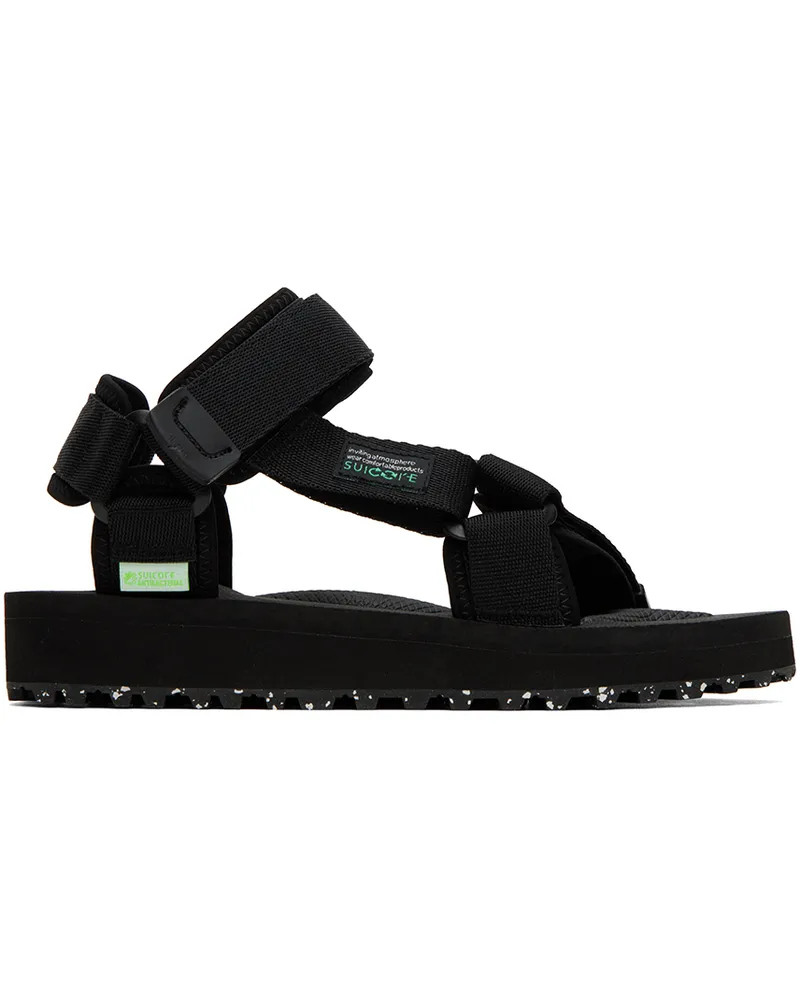 SUICOKE Black DEPA-2Cab-ECO Sandals Black