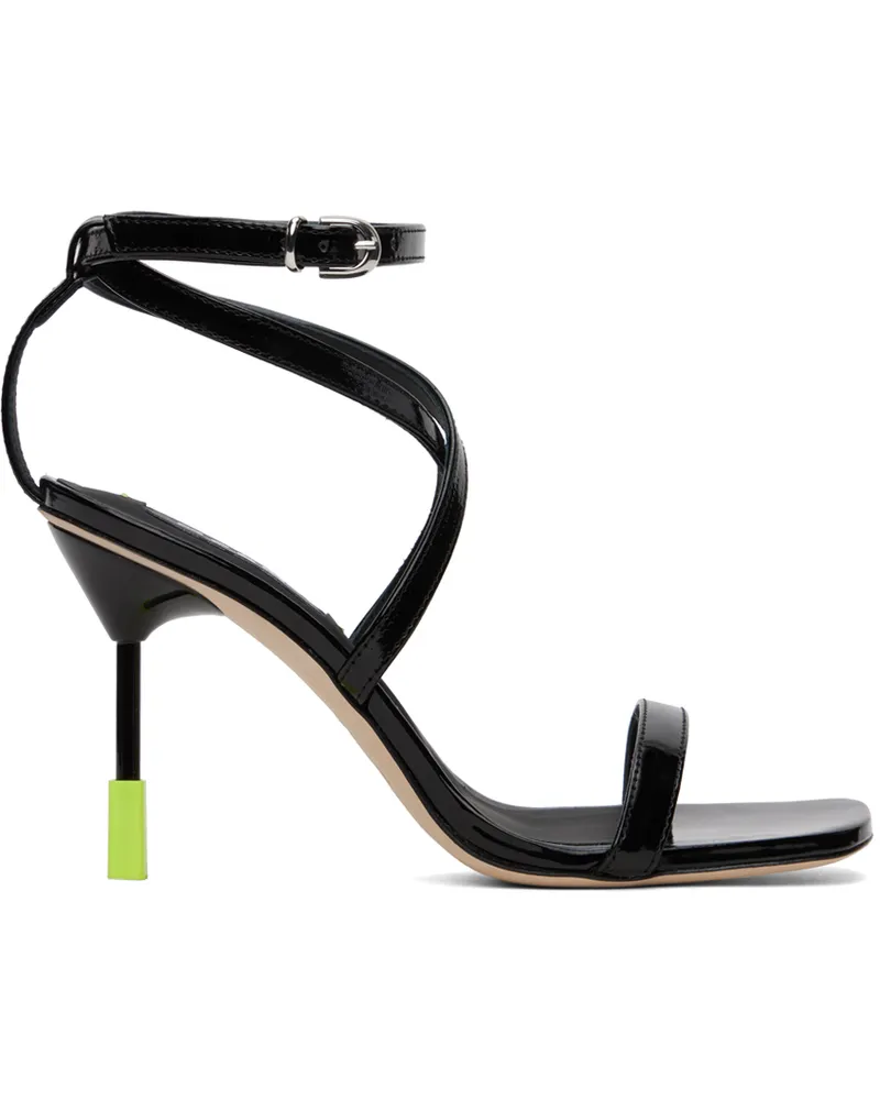 MSGM Black Iconic MSGM Heeled Sandals 99