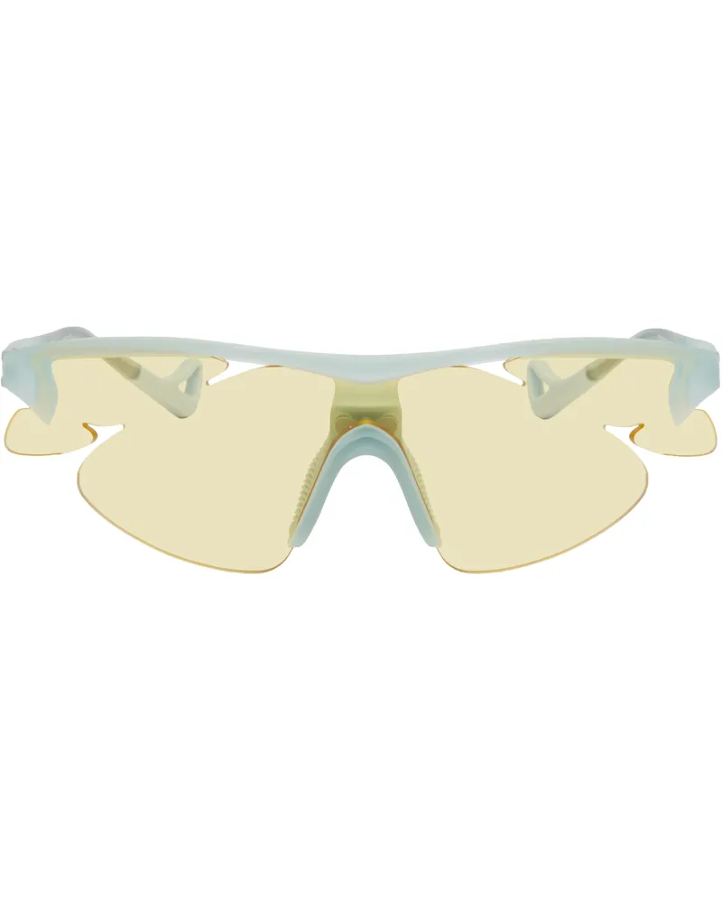 District Vision Blue POST ARCHIVE FACTION Edition Junya Racer Sunglasses Scale
