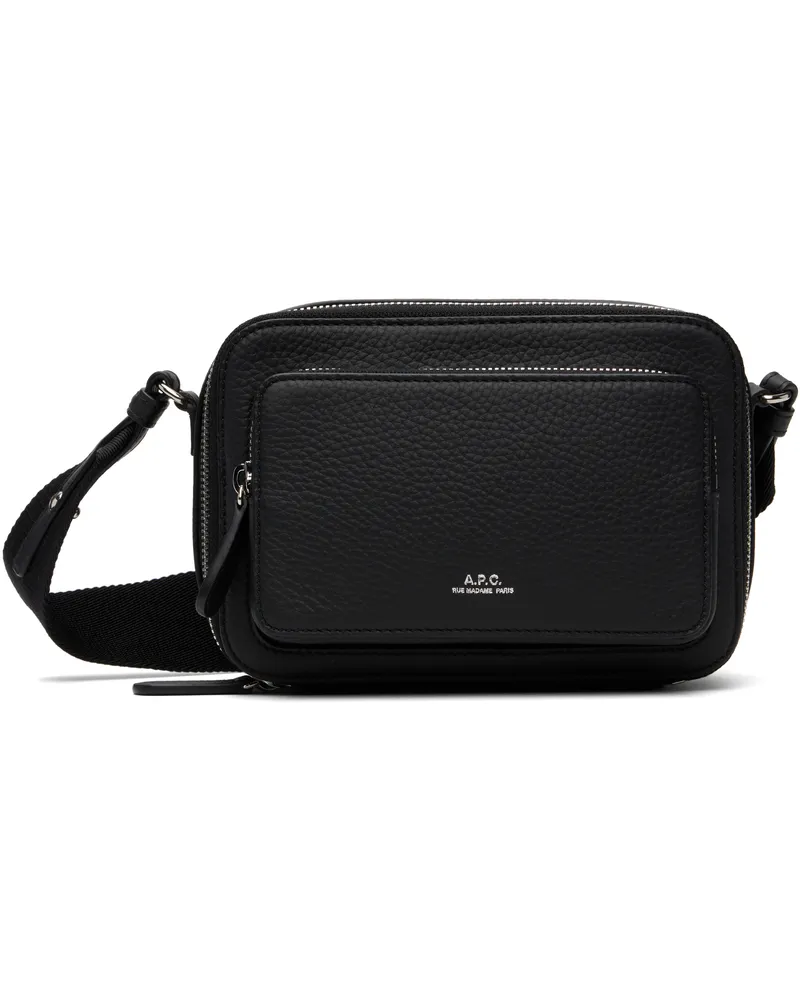 A.P.C. Black Sofo Camera Bag Lzz