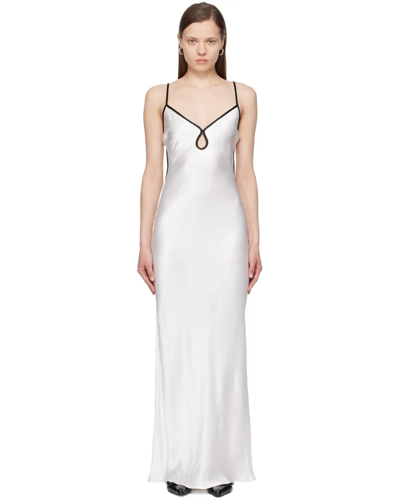 bec & bridge White & Black Cedar City Maxi Dress Ivory